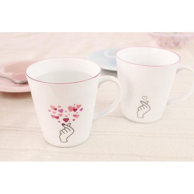 Mug (Cool changing / Finger heart) - ECI Online store│One dollar 100 yen shop