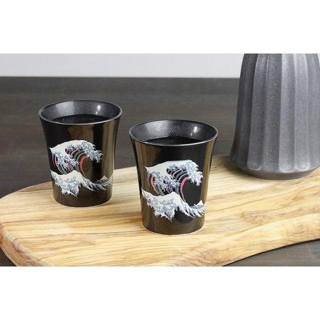 Cup (Black / Small / HOKUSAI / 1pc / with Box)