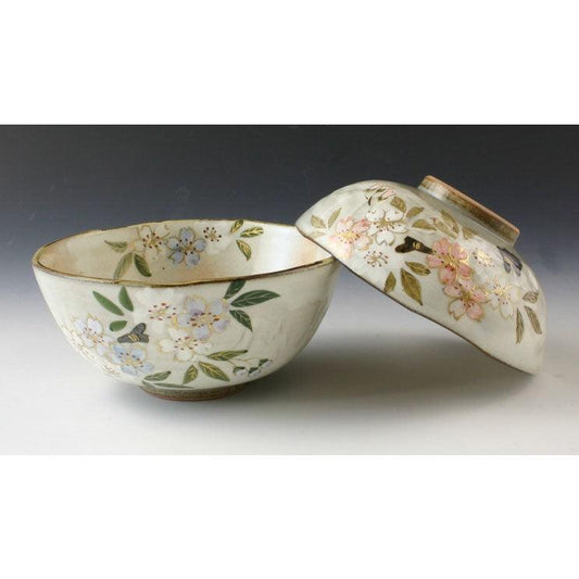 Pair rice bowls (Sakura) - ECI Online store│One dollar 100 yen shop