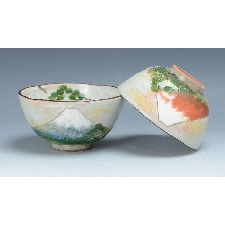 Pair rice bowls (Kissho Fuji) - ECI Online store│One dollar 100 yen shop