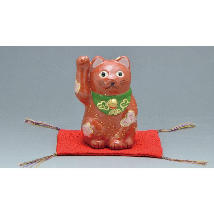 Ornament (Manekineko; beckoning cat /Red) - ECI Online store│One dollar 100 yen shop