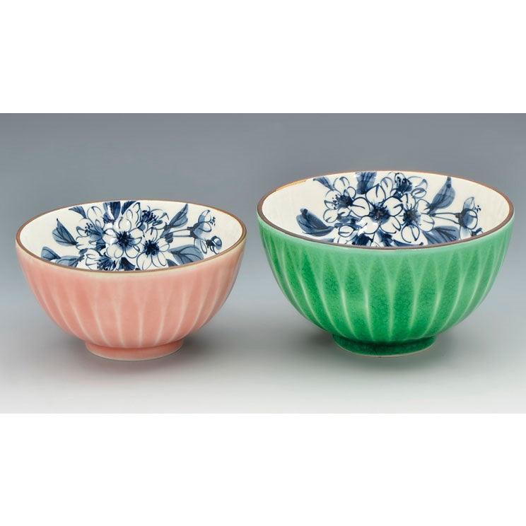 Pair rice bowls (Kouch Sakura) - ECI Online store│One dollar 100 yen shop