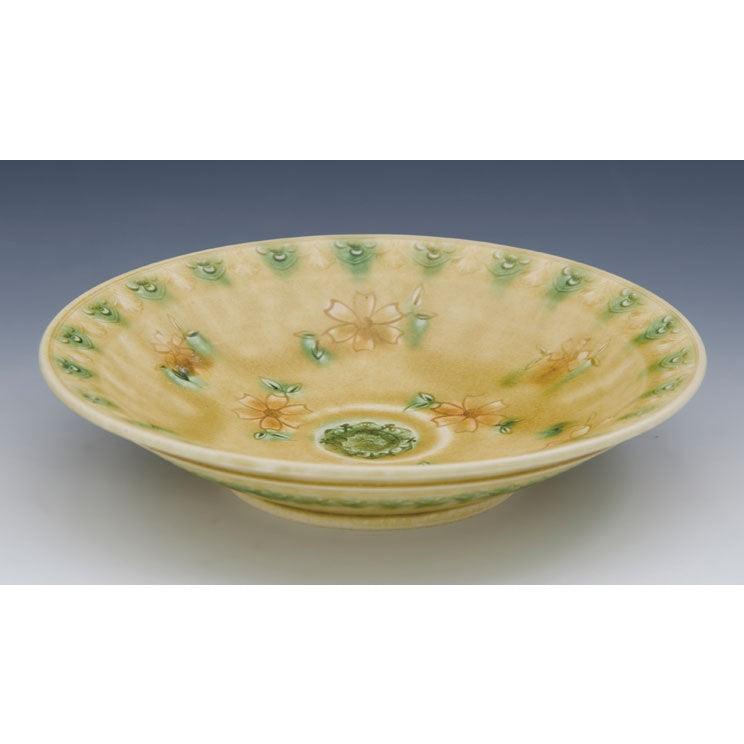 Shallow bowls (Flowers) - ECI Online store│One dollar 100 yen shop