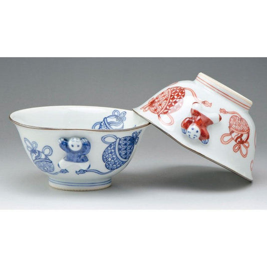 Pair rice bowls (Bell) - ECI Online store│One dollar 100 yen shop