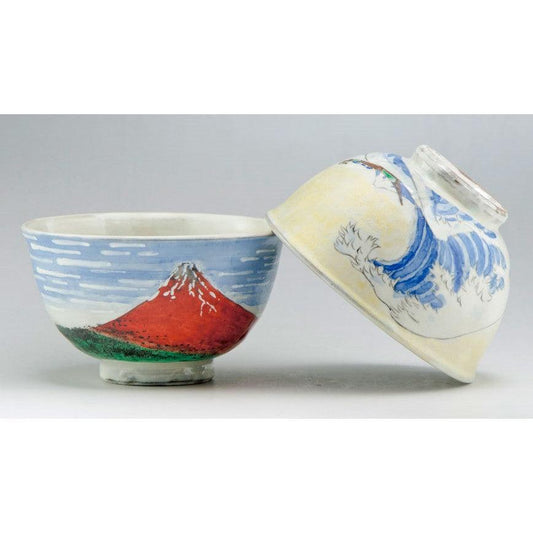 Pair rice bowls (Mt. Fuji) - ECI Online store│One dollar 100 yen shop