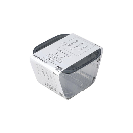 Food Container (Square * Deep / Black / 900ml) - ECI Online store│One dollar 100 yen shop