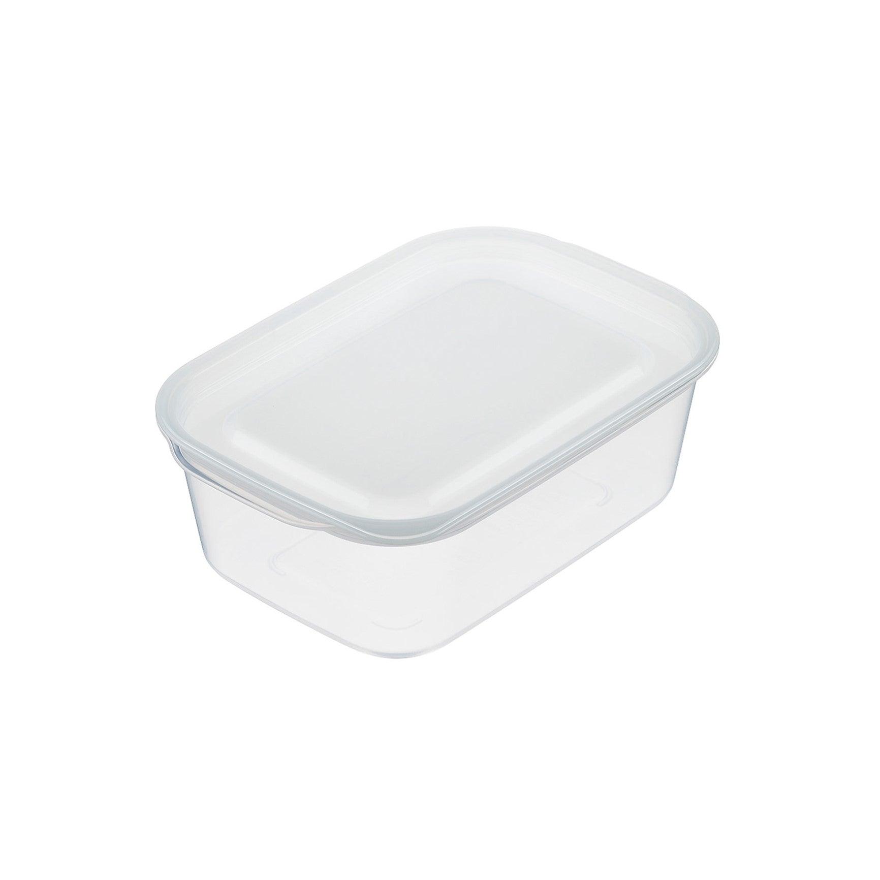 Food container (Rectangle / Clear white / 950ml) - ECI Online store│One dollar 100 yen shop