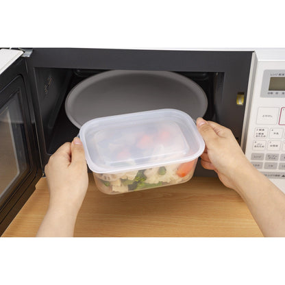 Food container (Rectangle / Clear white / 950ml) - ECI Online store│One dollar 100 yen shop