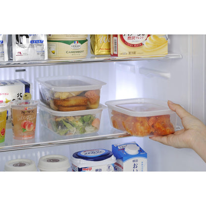 Food container (Rectangle / Clear white / 950ml) - ECI Online store│One dollar 100 yen shop