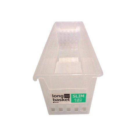 Long Basket Slim Clear Divider2pcs - ECI Online store│One dollar 100 yen shop