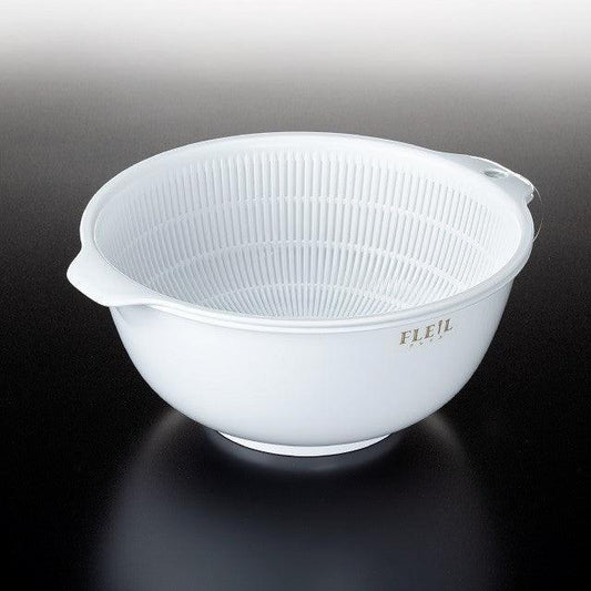 FLEIL Bowl & Colander Set (M / White)