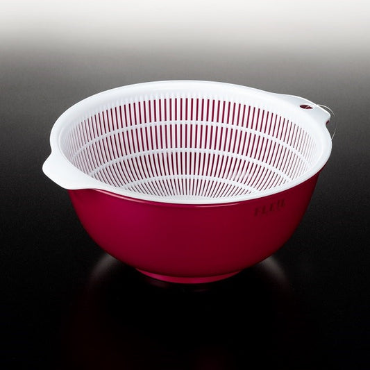 FLEIL Bowl & Colander Set (M / Red)