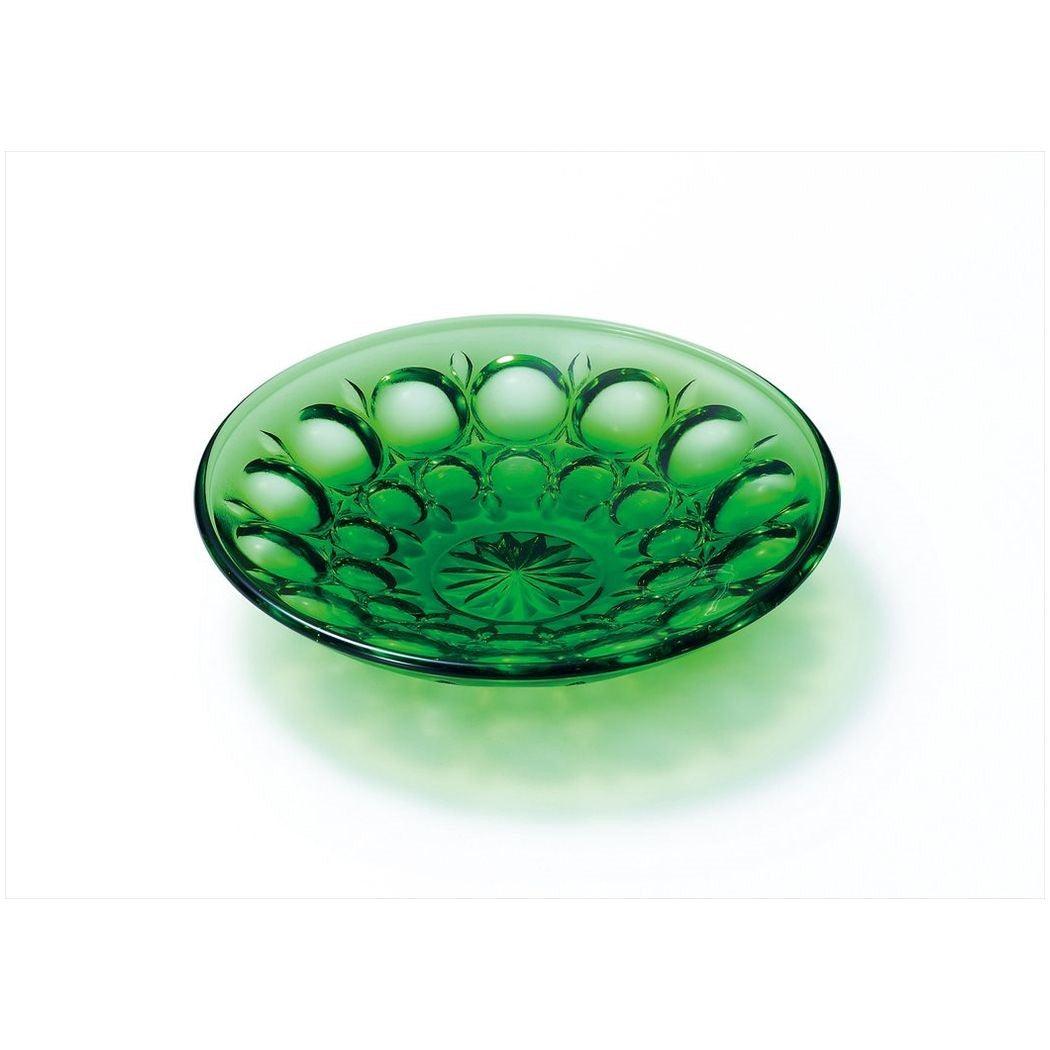 Glass plate (Mini / Green) - ECI Online store│One dollar 100 yen shop