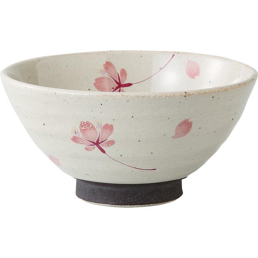 Pottery Bowl (Cherry blossom dance / Pink / S) - ECI Online store│One dollar 100 yen shop