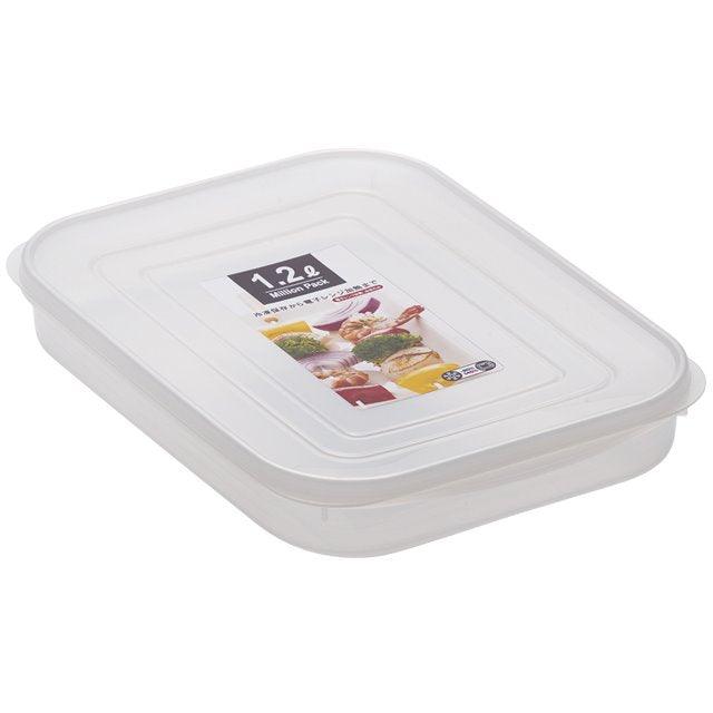 Food container (Wide 1200 /White / Microwave-safe) - ECI Online store│One dollar 100 yen shop