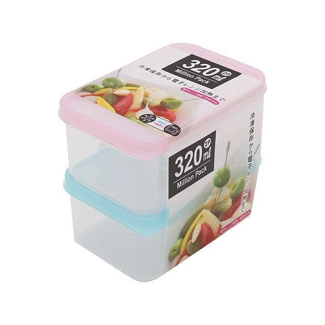 Food container (MILLION PACK / A / 2P set / 320) - ECI Online store│One dollar 100 yen shop