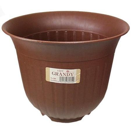 Flower Pot (BR / DIA 242 * 190mm) - ECI Online store│One dollar 100 yen shop