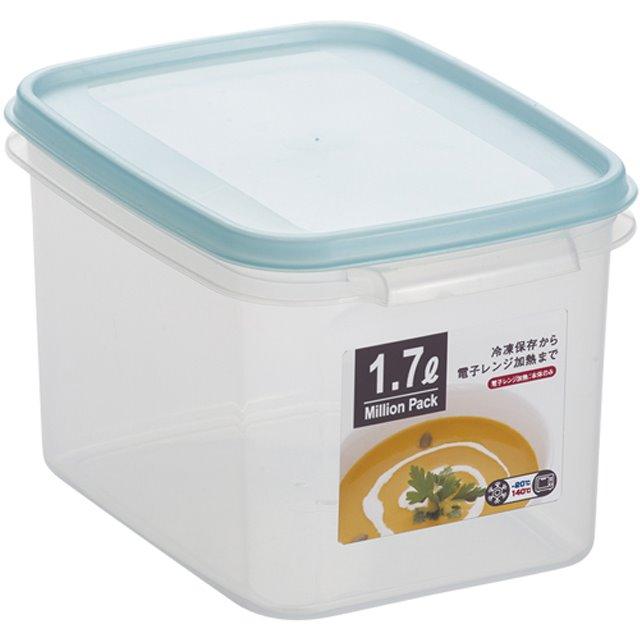 PP container blue (13.5 * 17.8 * 11.7cm) - ECI Online store│One dollar 100 yen shop