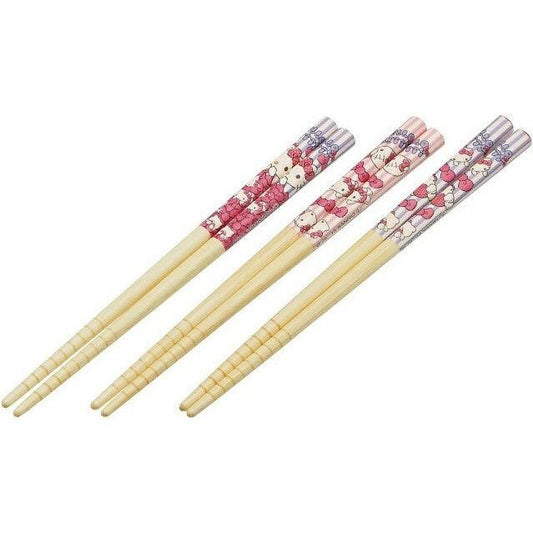 Chopsticks (Bamboo / Hello Kitty /16.5cm/3pcs)