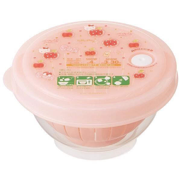 Food container (for cooked rice /S size /Hello Kitty Happiness girl) - ECI Online store│One dollar 100 yen shop