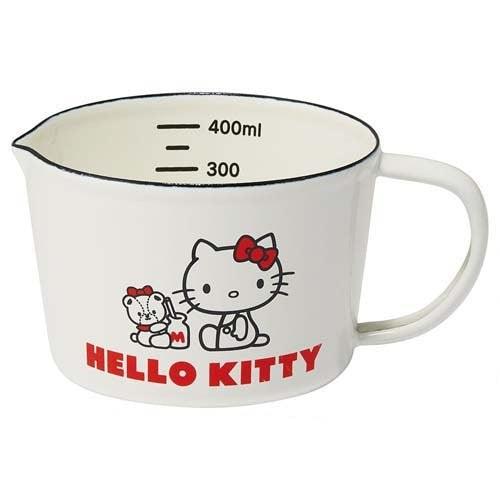 Measurement cup (Enamel /Hello Kitty) - ECI Online store│One dollar 100 yen shop