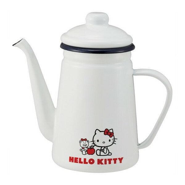 Drip Kettle(Enamel / Heloo Kittiy) - ECI Online store│One dollar 100 yen shop