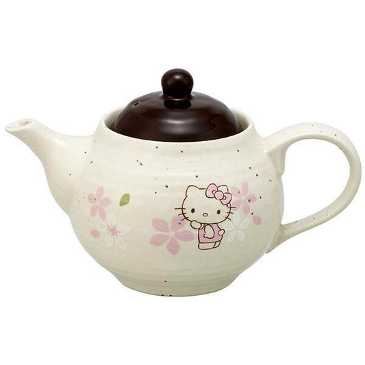 Tea pot (Mino pottery /Hello Kitty Sakura) - ECI Online store│One dollar 100 yen shop