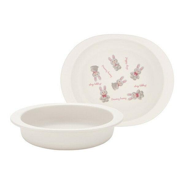 Small Dish(Plastic / Plush Rabbit / for baby) - ECI Online store│One dollar 100 yen shop