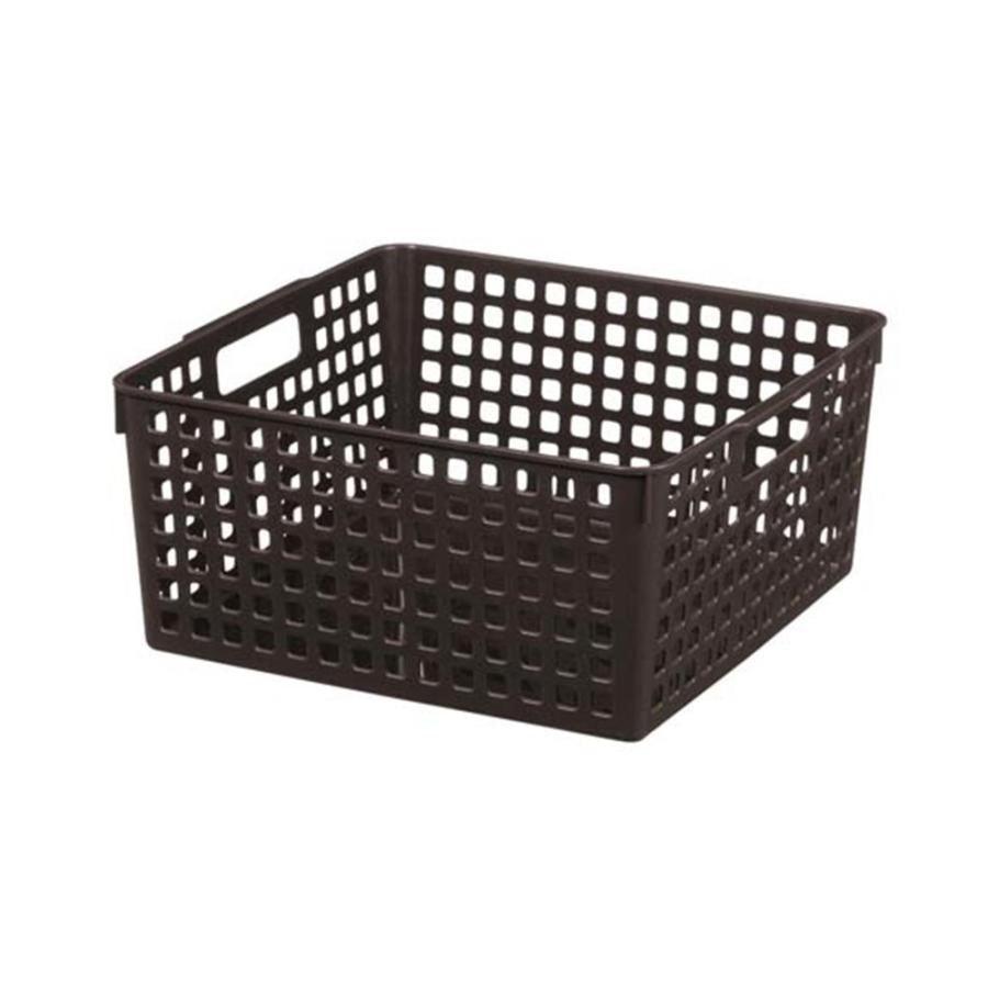 Organizing Basket (Square / BR / 25 * 26 * 12cm) - ECI Online store│One dollar 100 yen shop