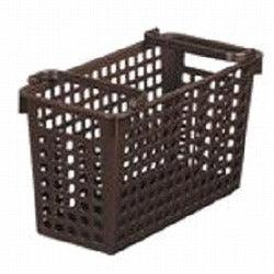 Stacking Basket (Slim / Chocolate Brown / 12.5 * 27.5 * 18.3cm) - ECI Online store│One dollar 100 yen shop