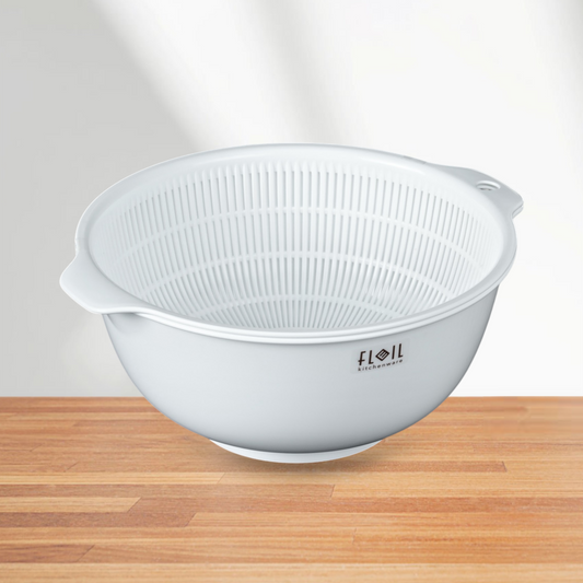 FLEIL Bowl & Colander Set (M / White)