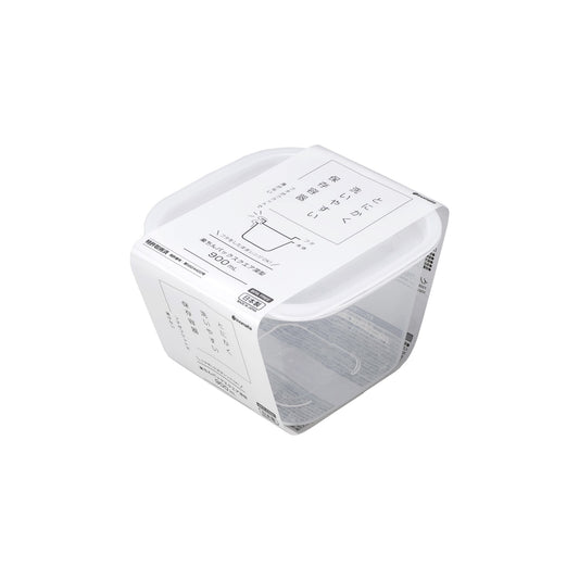 Food Container (Square * Deep / White / 900ml)