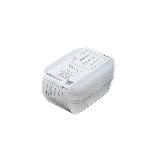 Food container (140ml / 3P set / White * transparent)
